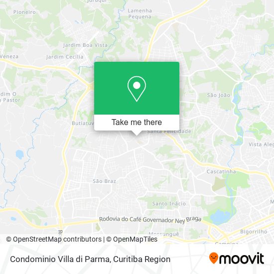 Condominio Villa di Parma map