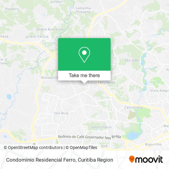 Condominio Residencial Ferro map