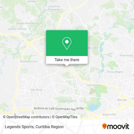 Legends Sports map