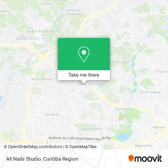 All Nails Studio map