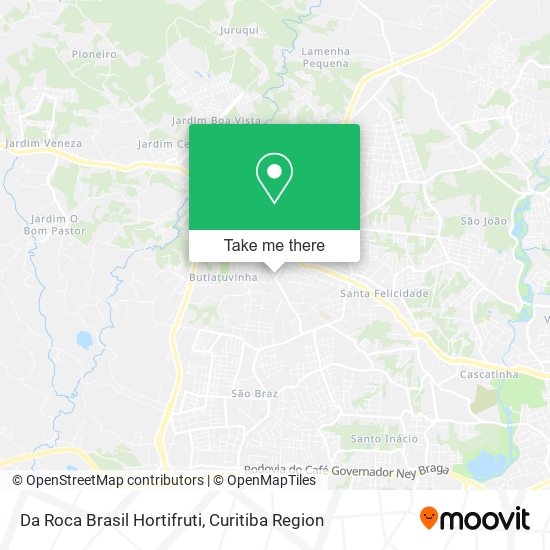 Da Roca Brasil Hortifruti map