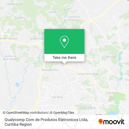 Qualycomp Com de Produtos Eletronicos Ltda map