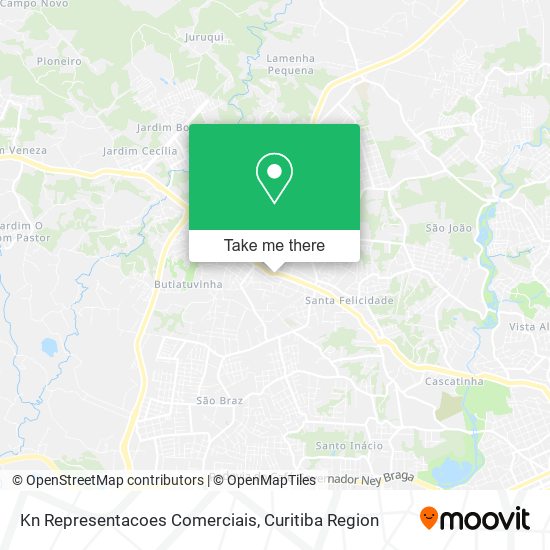 Kn Representacoes Comerciais map