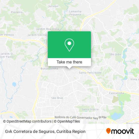 Gvk Corretora de Seguros map