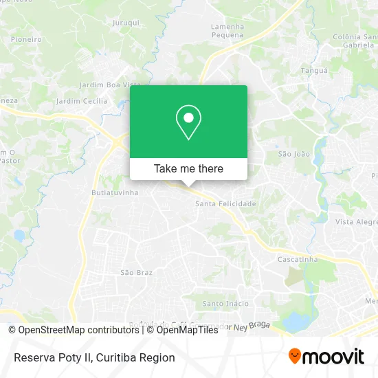 Reserva Poty II map