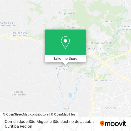 Comunidade São Miguel e São Justino de Jacobis map