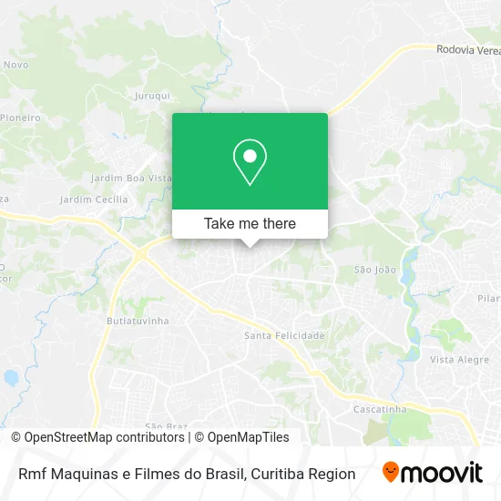 Rmf Maquinas e Filmes do Brasil map