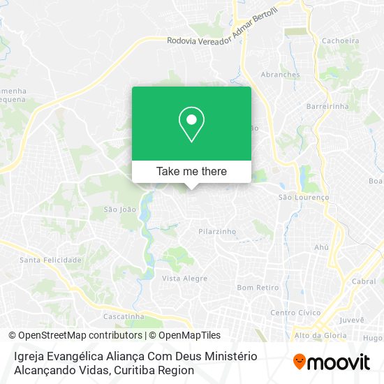 Igreja Evangélica Aliança Com Deus Ministério Alcançando Vidas map