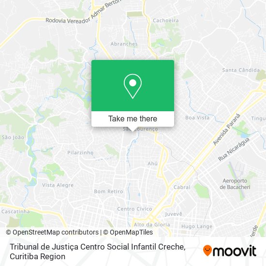 Tribunal de Justiça Centro Social Infantil Creche map