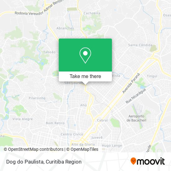 Dog do Paulista map