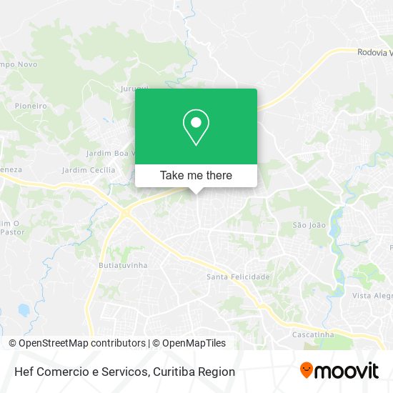 Hef Comercio e Servicos map