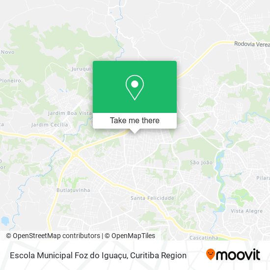 Escola Municipal Foz do Iguaçu map