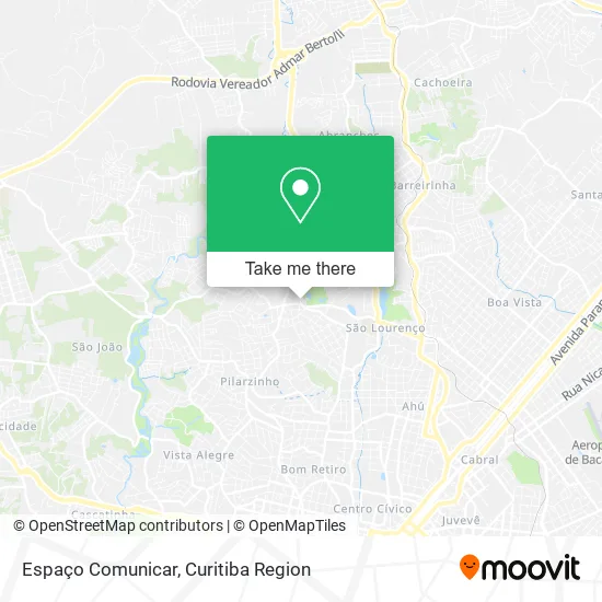 Espaço Comunicar map