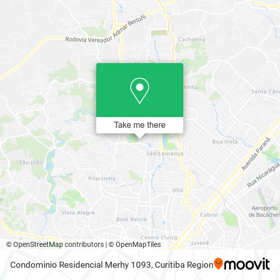 Mapa Condominio Residencial Merhy 1093