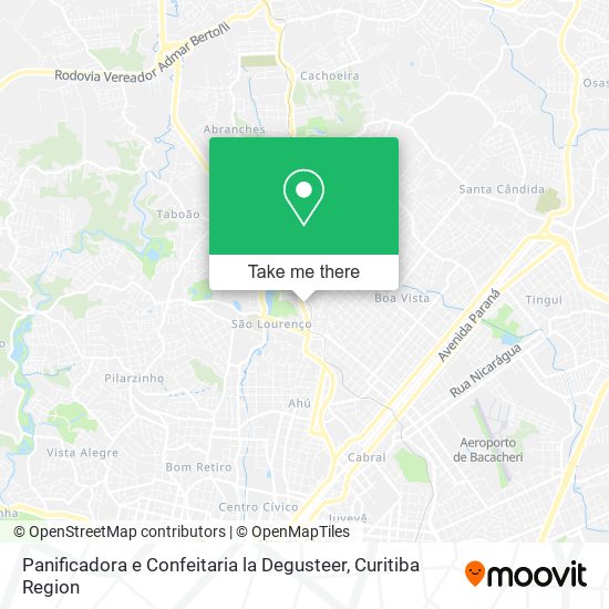 Panificadora e Confeitaria la Degusteer map