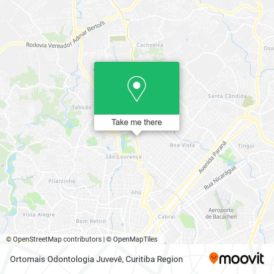 Ortomais Odontologia Juvevê map