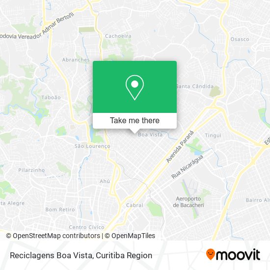 Reciclagens Boa Vista map