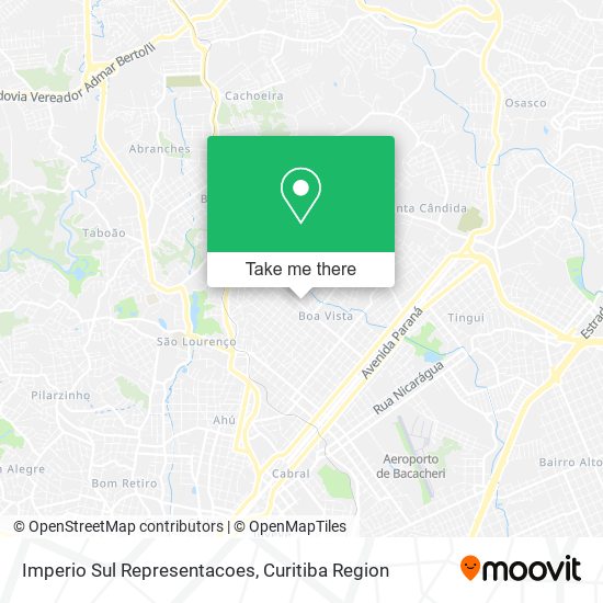 Imperio Sul Representacoes map