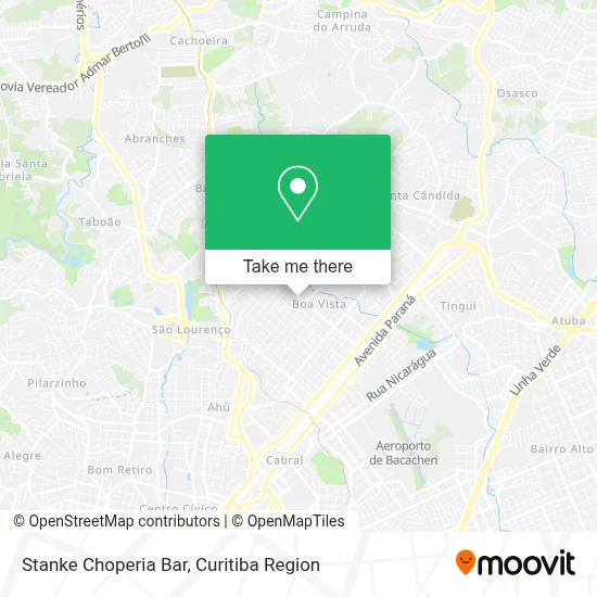 Stanke Choperia Bar map
