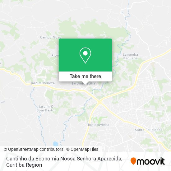 Cantinho da Economia Nossa Senhora Aparecida map