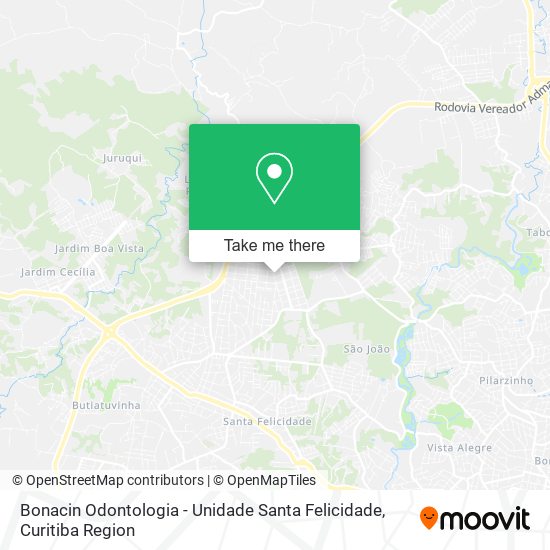 Bonacin Odontologia - Unidade Santa Felicidade map