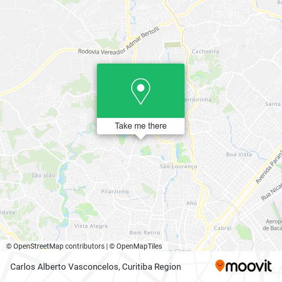 Carlos Alberto Vasconcelos map