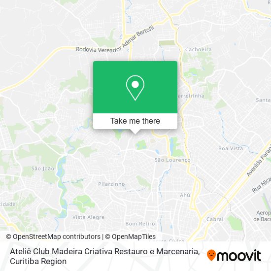 Ateliê Club Madeira Criativa Restauro e Marcenaria map