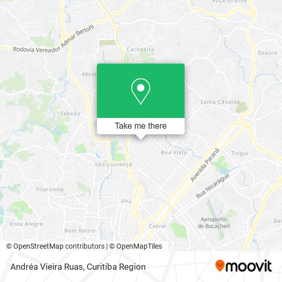 Andréa Vieira Ruas map