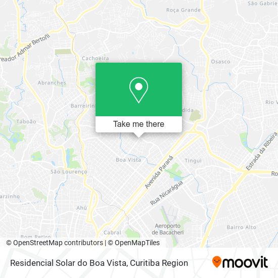 Mapa Residencial Solar do Boa Vista