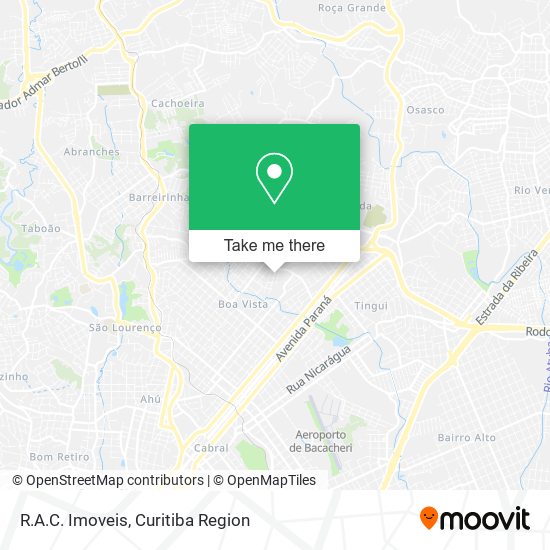 Mapa R.A.C. Imoveis