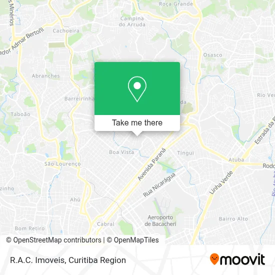 R.A.C. Imoveis map
