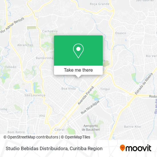 Studio Bebidas Distribuidora map