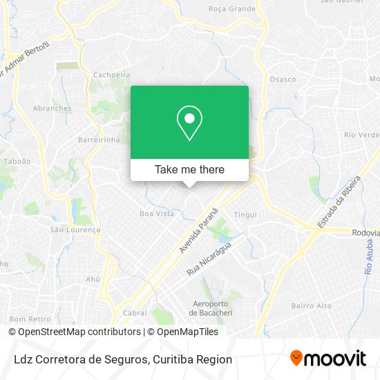 Ldz Corretora de Seguros map