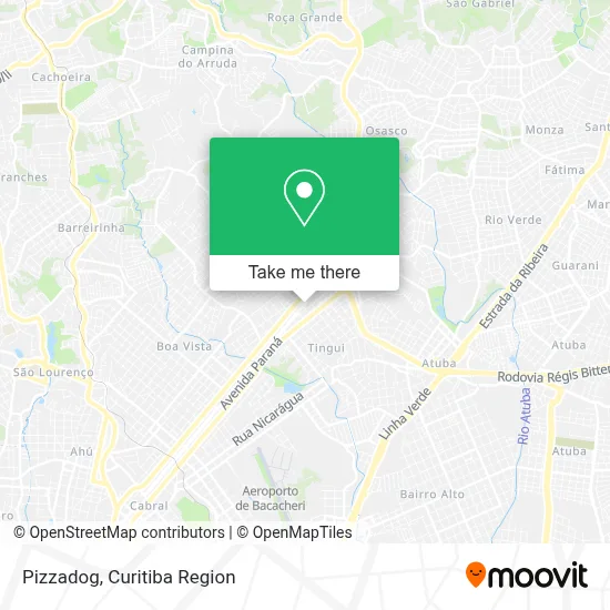 Pizzadog map