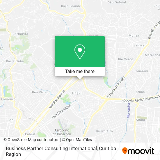 Business Partner Consulting International map