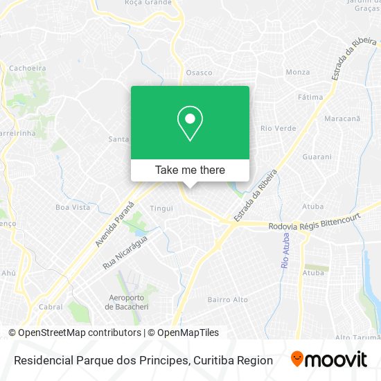 Residencial Parque dos Principes map