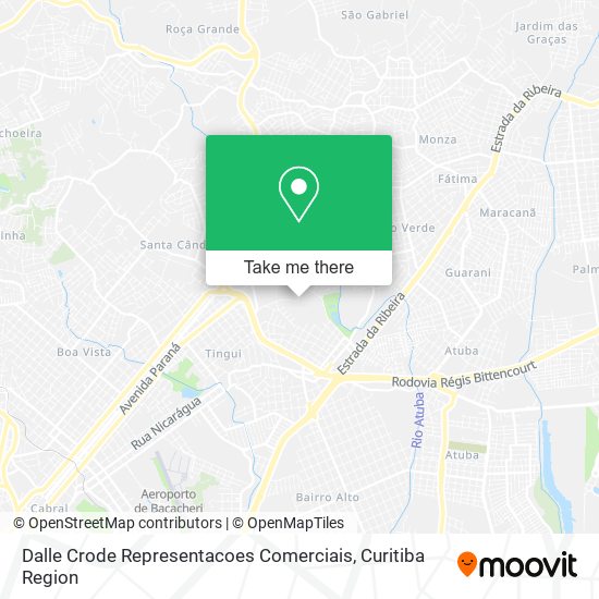 Dalle Crode Representacoes Comerciais map