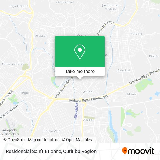 Residencial Sain't Etienne map