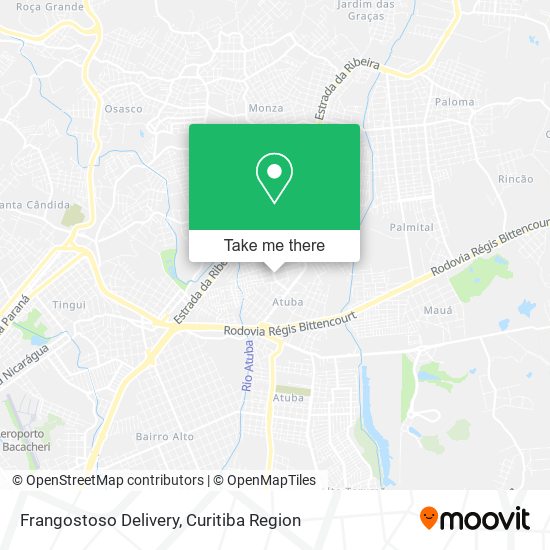 Frangostoso Delivery map