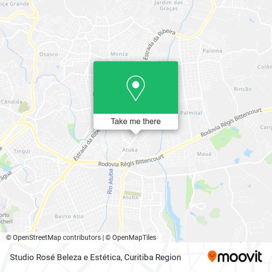 Studio Rosé Beleza e Estética map