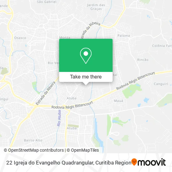 22 Igreja do Evangelho Quadrangular map
