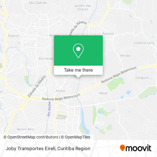 Joby Transportes Eireli map