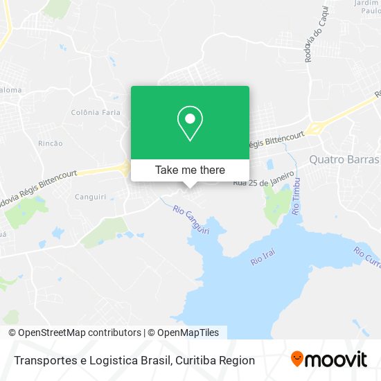 Transportes e Logistica Brasil map