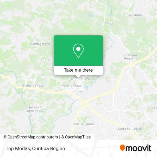 Top Modas map