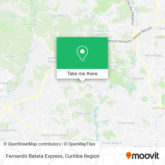 Fernando Batata Express map