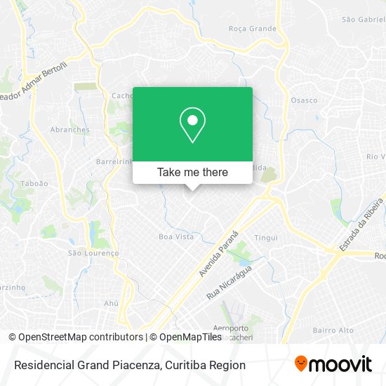 Residencial Grand Piacenza map