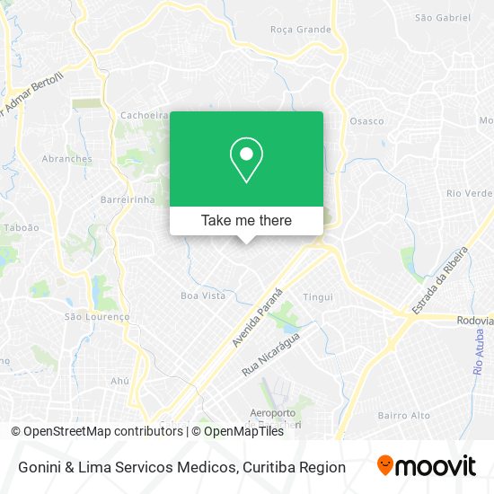 Gonini & Lima Servicos Medicos map