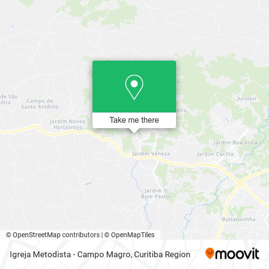 Igreja Metodista - Campo Magro map