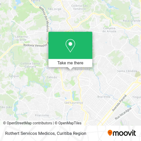 Rothert Servicos Medicos map