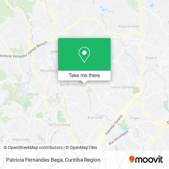 Patricia Fernandes Bega map
